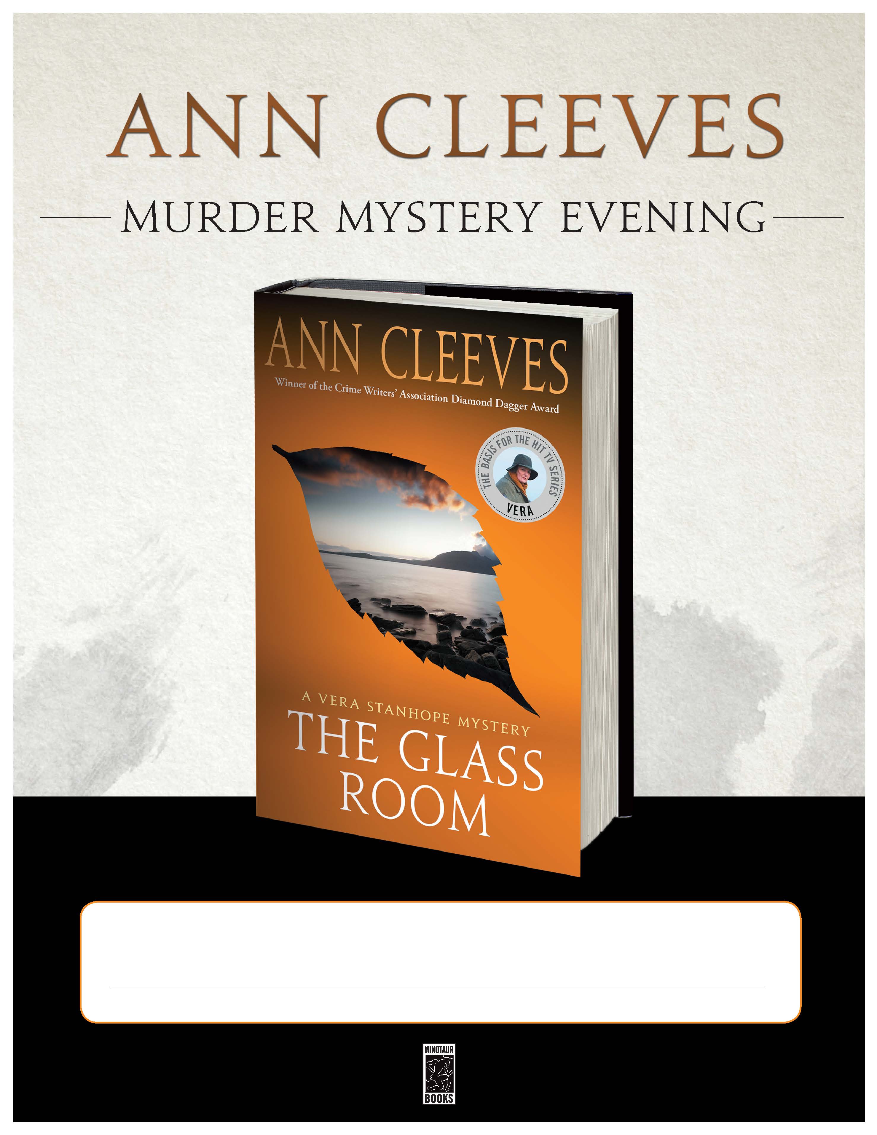 Free Ann Cleeves Murder Mystery Game Macmillan Library