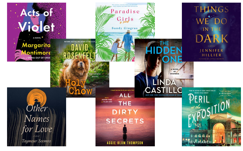 July audiobook collage