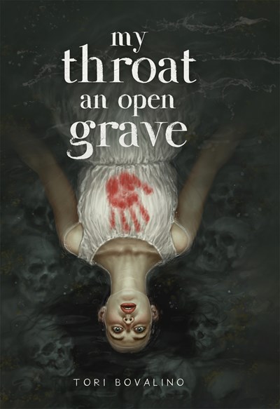 My throat an open grave cover
