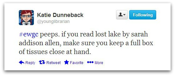 Katie Dunneback tweet