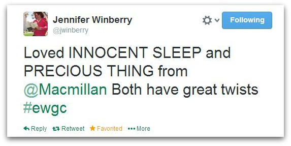 Jennifer Winberry tweet